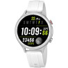 LOTUS Smartwatch Homme Femme - Montre Connectée Unisexe Bracelet Silicone - Étanche IP65 - Commande Vocale IA, Musique, Podomètr