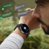 Nouveauté montre connectée intelligente, 1.32 pouces hd ips, 20 modes sport, météo en temps réel, appels bleutooth, bracelet sil
