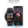 Nouveauté montre connectée intelligente, 1.32 pouces hd ips, 20 modes sport, météo en temps réel, appels bleutooth, bracelet sil