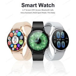 Nouveauté montre connectée intelligente, 1.32 pouces hd ips, 20 modes sport, météo en temps réel, appels bleutooth, bracelet sil