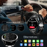 Montre Connectée Homme, avec 3 Bracelets, avec Fonctions D'appel et de Messages, Adaptée aux Affaires, 100+ Modes Sportifs, Mont