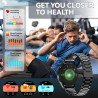 Montre Connectée Homme, avec 3 Bracelets, avec Fonctions D'appel et de Messages, Adaptée aux Affaires, 100+ Modes Sportifs, Mont