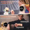 Montre Intelligente Business et Sport pour Hommes/Femmes - Communication à Fonction complète, 123 Modes de Sport, Surveillance d