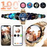 Montre Intelligente Business et Sport pour Hommes/Femmes - Communication à Fonction complète, 123 Modes de Sport, Surveillance d