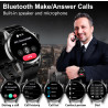 Montre Connectée Hommes, avec 2 Silicone Bracelets, Dotée de Fonctions D'appel, D'assistant Vocal et de Messages, 100+ Modes Spo