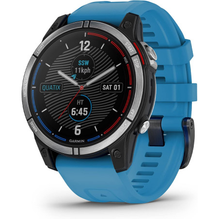 Garmin quatix® 7 Standard Edition Montre intelligente GPS durable avec cartes côtières et cartes intérieures