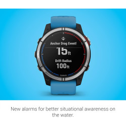 Garmin quatix® 7 Standard Edition Montre intelligente GPS durable avec cartes côtières et cartes intérieures