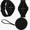 Forever montre connectée et intelligente avec frequence cardiaque - bleutooth 5.0 - ip68 colorum - noir