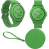 Forever Colorum CW-300 Montre Intelligente étanche IP68 avec podomètre, Moniteur de Sommeil, Compteur de Calories, Longue durée 