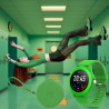 Forever Colorum CW-300 Montre Intelligente étanche IP68 avec podomètre, Moniteur de Sommeil, Compteur de Calories, Longue durée 