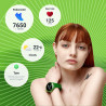 Forever Colorum CW-300 Montre Intelligente étanche IP68 avec podomètre, Moniteur de Sommeil, Compteur de Calories, Longue durée 