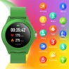 Forever Colorum CW-300 Montre Intelligente étanche IP68 avec podomètre, Moniteur de Sommeil, Compteur de Calories, Longue durée 