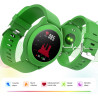 Forever Colorum CW-300 Montre Intelligente étanche IP68 avec podomètre, Moniteur de Sommeil, Compteur de Calories, Longue durée 
