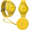 FOREVER Montre Connectée Ronde Colorum CW-300 - Montre Sport Homme Femme avec Podometre - Smartwatch Etanche IP68 - Montre Conne