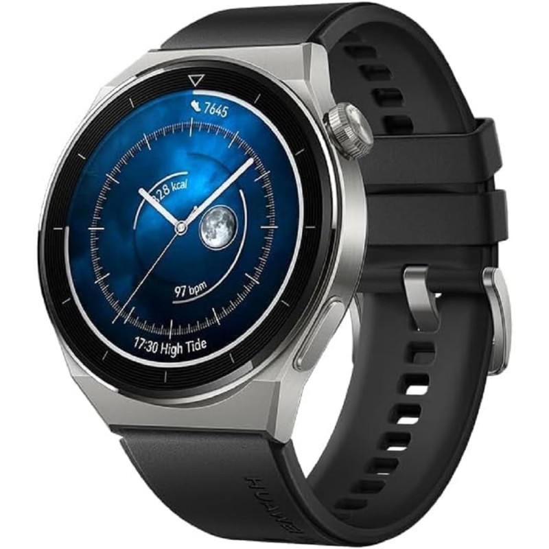 Huawei watch gt 3 pro active noir / 46mm / gps/bleutooth 5.2 / microphone/charge sans fil/compatible avec ios et android
