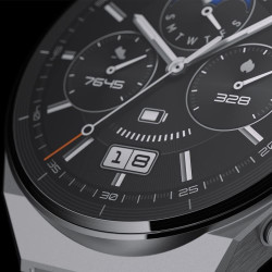 Huawei watch gt 3 pro active noir / 46mm / gps/bleutooth 5.2 / microphone/charge sans fil/compatible avec ios et android