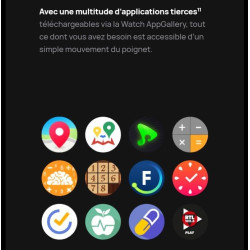 Huawei watch gt 3 pro active noir / 46mm / gps/bleutooth 5.2 / microphone/charge sans fil/compatible avec ios et android