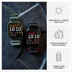 Garmin Venu X1. Montre connectée GPS avec écran AMOLED 2″, Lampe LED, boîtier Ultra Fin de 8 mm, Plus de 100 Sports intégrés, ju