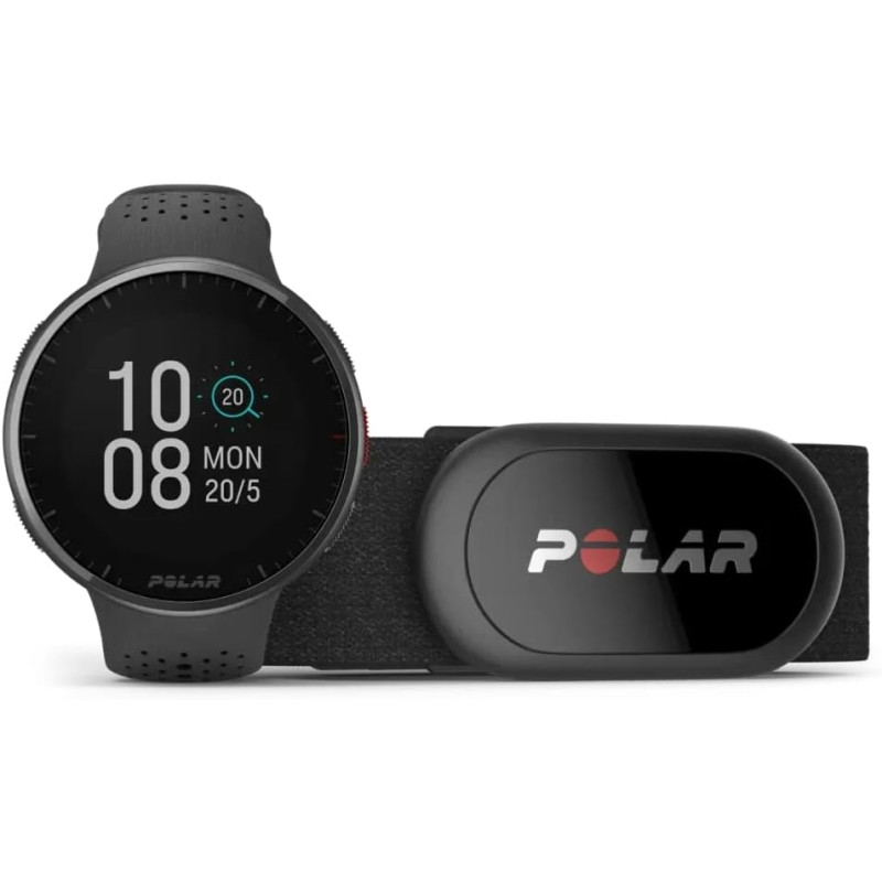 Polar Pacer Pro - Montre Sport GPS Avancée, Cardiofréquencemètre au Poignet, Montre Intelligente pour Hommes et Femmes, Montre p