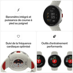 Polar Pacer Pro - Montre Sport GPS Avancée, Cardiofréquencemètre au Poignet, Montre Intelligente pour Hommes et Femmes, Montre p