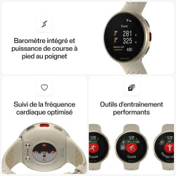 Polar Pacer Pro - Montre Sport GPS Avancée, Cardiofréquencemètre au Poignet, Montre Intelligente pour Hommes et Femmes, Montre p