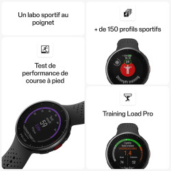 Polar Pacer Pro - Montre Sport GPS Avancée, Cardiofréquencemètre au Poignet, Montre Intelligente pour Hommes et Femmes, Montre p