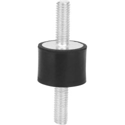 Aigend Lot de 4 supports de bobine M6, anti-vibrations, pièce en caoutchouc moteurs essence, pompes eau (VV20 x 15 M6 x 18)