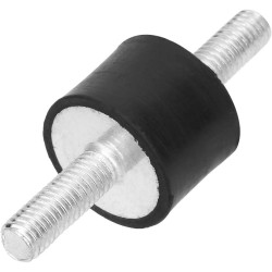 Aigend Lot de 4 supports de bobine M6, anti-vibrations, pièce en caoutchouc moteurs essence, pompes eau (VV20 x 15 M6 x 18)