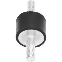 Aigend Lot de 4 supports de bobine M6, anti-vibrations, pièce en caoutchouc moteurs essence, pompes eau (VV20 x 15 M6 x 18)