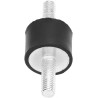 Aigend Lot de 4 supports de bobine M6, anti-vibrations, pièce en caoutchouc moteurs essence, pompes eau (VV20 x 15 M6 x 18)
