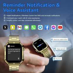 Montre Connectée Homme, avec Téléphone, écran HD 1.95'', 100+ Modes Sportifs, Smartwatch Homme, Comptage de Pas, Mesure de Dista