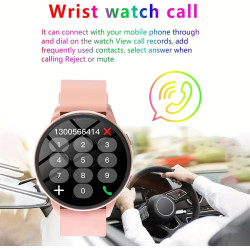 Nouveauté montre connectée multifonction, suivi d'activité, notifications intelligentes, bracelet silicone (bracelet beige)