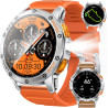 Montre Connectée Homme GPS Intégré,Lampe de Poche,Montre de Fitness avec110+ Modes Sportifs,24/7 Surveillance de la Santé,30 Jou