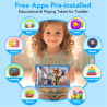 Tablette Enfants, 8 Pouces, Android, 6+10 RAM, 128Go ROM (Carte TF 256 Go), certifiée Google, Logiciel Enfant préinstallé, Wi-FI