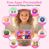 Tablette Enfants, 8 Pouces, Android, 6+10 RAM, 128Go ROM (Carte TF 256 Go), certifiée Google, Logiciel Enfant préinstallé, Wi-FI