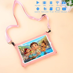 Tablette Enfants, 8 Pouces, Android, 6+10 RAM, 128Go ROM (Carte TF 256 Go), certifiée Google, Logiciel Enfant préinstallé, Wi-FI