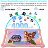 Tablette Enfants, 8 Pouces, Android, 6+10 RAM, 128Go ROM (Carte TF 256 Go), certifiée Google, Logiciel Enfant préinstallé, Wi-FI