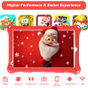 Tablette Enfants, 8 Pouces, Android, 6+10 RAM, 128 Go ROM (Carte TF 256 Go), certifiée Google, Logiciel Enfant préinstallé, Wi-F