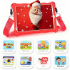 Tablette Enfants, 8 Pouces, Android, 6+10 RAM, 128 Go ROM (Carte TF 256 Go), certifiée Google, Logiciel Enfant préinstallé, Wi-F