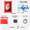 Tablette Enfants, 8 Pouces, Android, 6+10 RAM, 128 Go ROM (Carte TF 256 Go), certifiée Google, Logiciel Enfant préinstallé, Wi-F