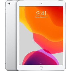 2019 Apple iPad (10,2-pouces, Wi-Fi + Cellulaire, 32 Go) Argent (Reconditionné)