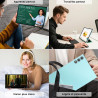 Android 15 Tablette 10 Pouces avec Gemini AI, 30 Go RAM + 128 Go ROM (Extensible Jusqu'à 2 To), WiFi 6, 8000 mAh, Widevine L1, O
