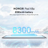 HONOR Pad X8A 4Go 128Go, Extensible à 1 TB, WiFi Tablette, Écran 11 Pouces 90Hz, Snapdragon 680, 4 Haut-parleurs, Batterie de 83