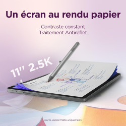 Lenovo idea tab - tablette tactile, ia intégrée 11'' 2.5k, 90hz (mediatek dimensity 6300, 8coeurs, ram 8go, ufs 2.2 128go, andro