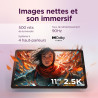 Lenovo idea tab - tablette tactile, ia intégrée 11'' 2.5k, 90hz (mediatek dimensity 6300, 8coeurs, ram 8go, ufs 2.2 128go, andro