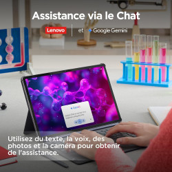 Lenovo idea tab pro - tablette tactile, ia intégrée 12.7'' 3k, 144hz (mediatek dimensity 8300, 8coeurs, ram 8go, ufs 4.0 256go, 