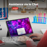 Lenovo idea tab pro - tablette tactile, ia intégrée 12.7'' 3k, 144hz (mediatek dimensity 8300, 8coeurs, ram 8go, ufs 4.0 256go, 