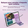 Lenovo idea tab pro - tablette tactile, ia intégrée 12.7'' 3k, 144hz (mediatek dimensity 8300, 8coeurs, ram 8go, ufs 4.0 256go, 
