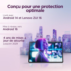 Lenovo idea tab pro - tablette tactile, ia intégrée 12.7'' 3k, 144hz (mediatek dimensity 8300, 8coeurs, ram 8go, ufs 4.0 256go, 