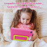 Kids tablette android 14 pour enfants, processeur octa-core, 14 go + 64 go, 5000 mah, contrôle parental, wifi 6, bleutooth 5.3, 